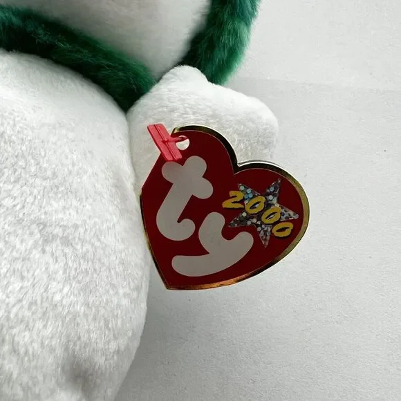 2000 Rare & Retired Ty Beanie Baby Snowgirl The Christmas Snowman 8" - Picture 5 of 12